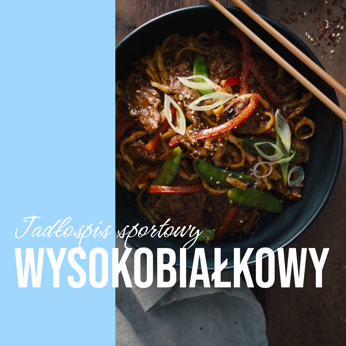 Jadłospis sportowy wysokobiałkowy