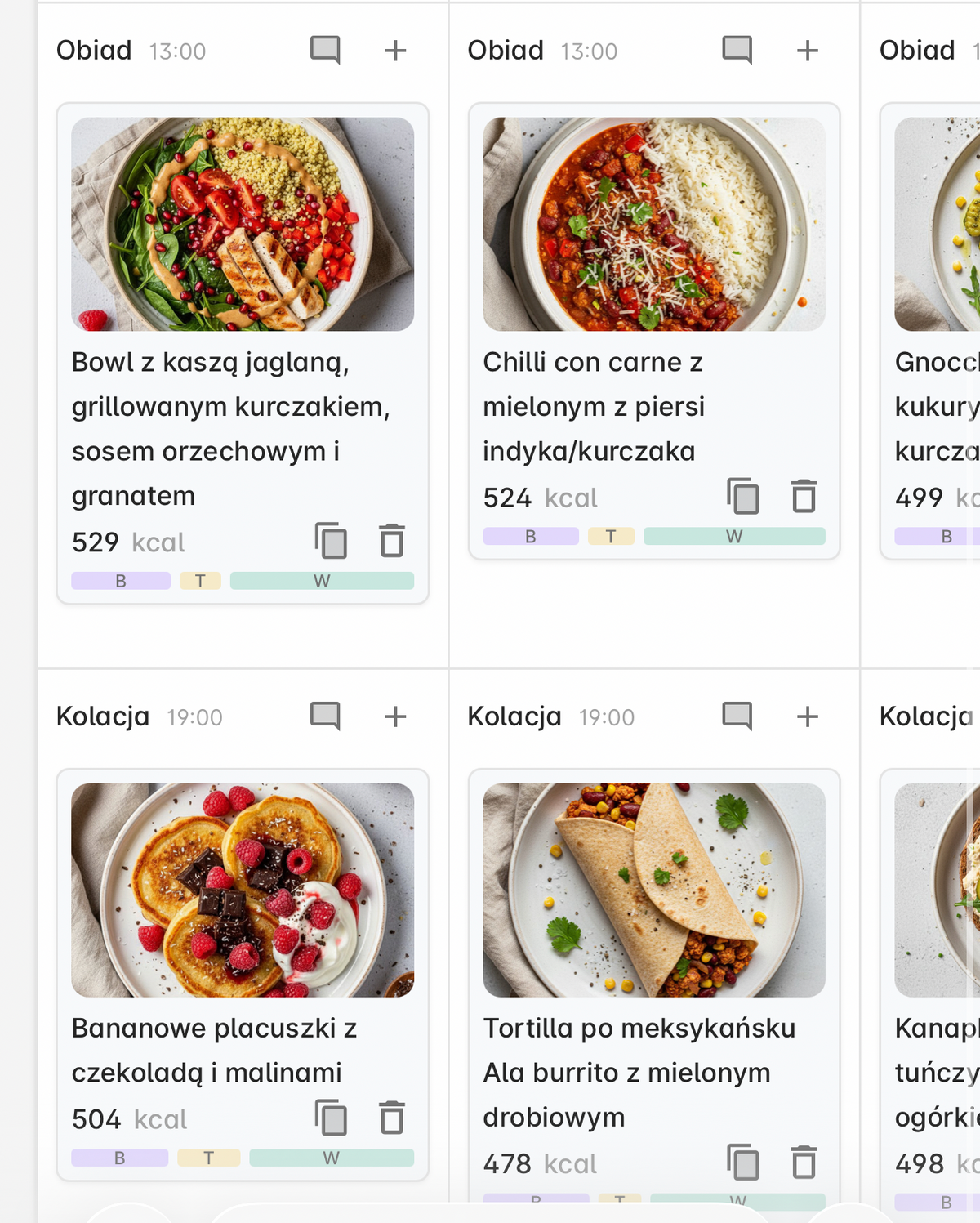 Jadłospis sportowy wysokobiałkowy