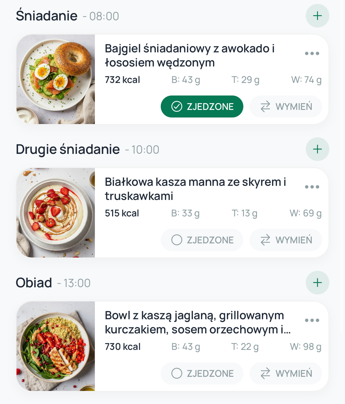Jadłospis sportowy wysokobiałkowy