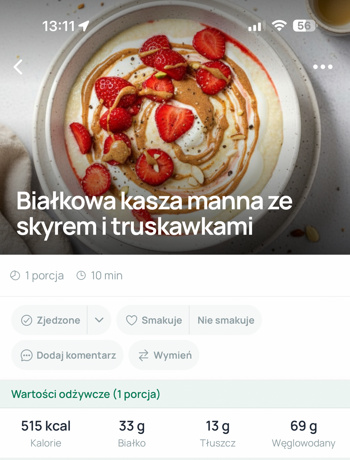 Jadłospis sportowy wysokobiałkowy